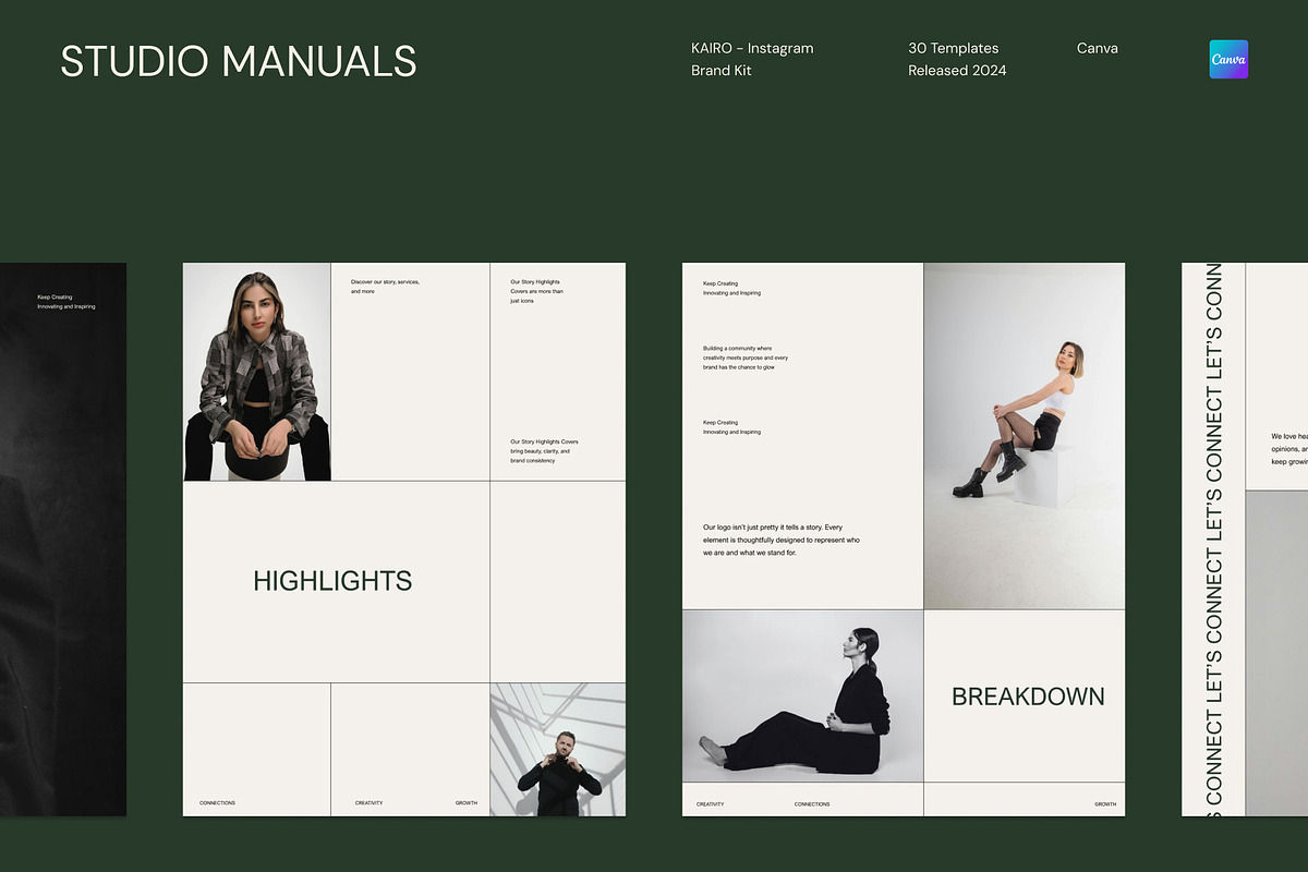 KAIRO - Instagram Brand Kit, a Social Media Template by Studio Manuals (Photo 4 of 8)