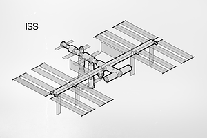 International Space Station Vector