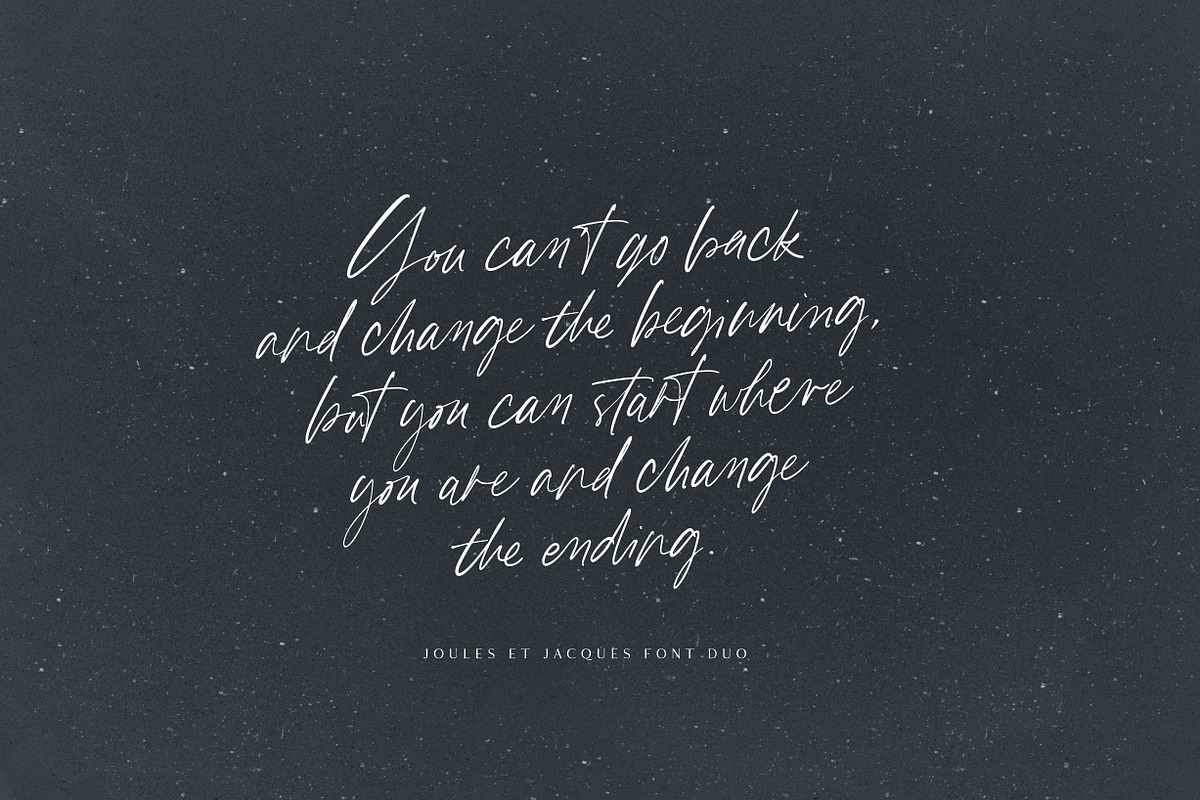 Joules et Jacques Font Duo, a Handwritten Font by Nicky Laatz (Photo 16 of 20)