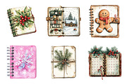 Cozy Christmas Planner Clipart, an Illustration by SinaCreation (Thumbnail 3 of 7)