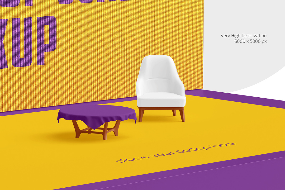 LED Backdrop Screen Mockup Set, an Advertising Mockup by Country4k (Photo 3 of 4)