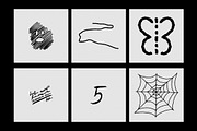 Scron — 2000+ Monoliner Scribbles, an Object Graphic by The Lemeshko Design (Thumbnail 4 of 4)