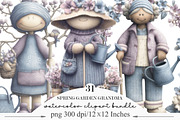 Whimsical Spring Garden Grandma, an Illustration by Designking (Thumbnail 1 of 5)