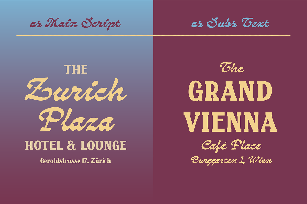 SFC Zurich Plaza, a Script Font by Skilline Supply Co. (Photo 3 of 10)