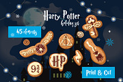 Festive winter clipart set with ging, a Graphic by Unicornspedia (Thumbnail 1 of 2)