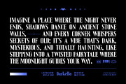 Darkella – Retro Gothic Display, a Serif Font by Drizy (Thumbnail 2 of 10)
