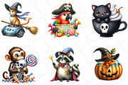 Halloween Funny Animals Clipart, an Illustration by DreamPrint404 (Thumbnail 3 of 6)