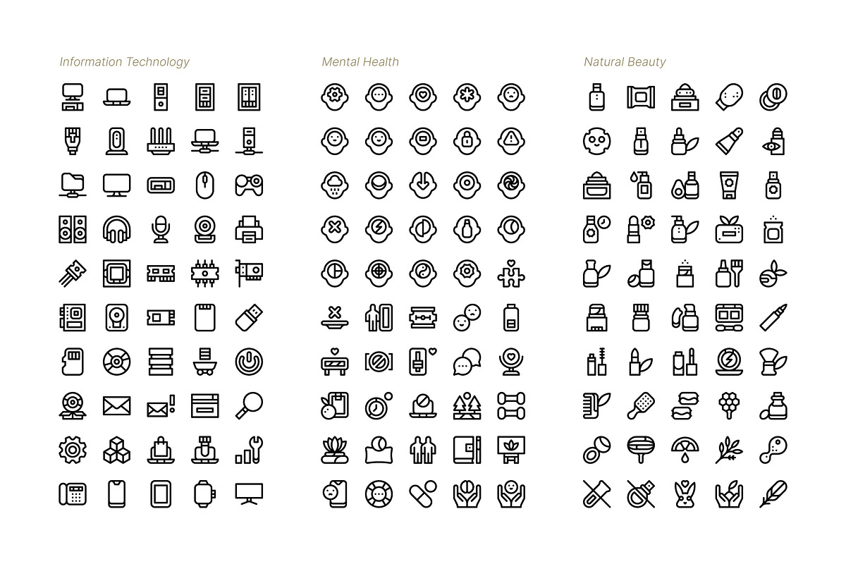 The Future is Now ICON BUNDLE!, an Outline Icon by Side Project (Photo 5 of 12)