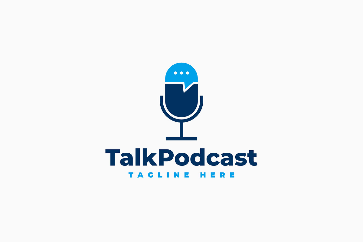 Talk Podcast Logo, a Branding & Logo Template by Zeer Graphic (Photo 1 of 2)