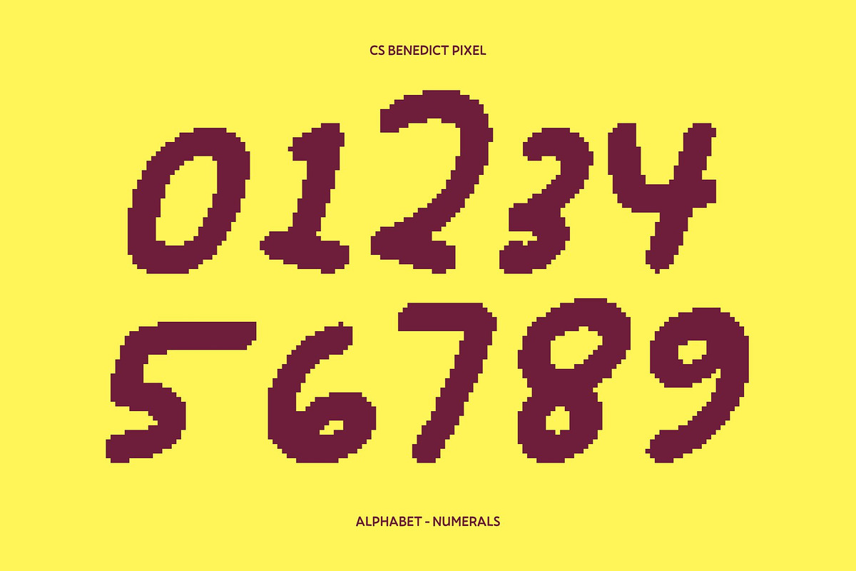 CS Benedict Pixel, a Handwritten Font by Craft Supply Co. (Photo 4 of 8)