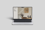 MacBook Pro 14 Mockup, a Mac Mockup by graphicpages (Thumbnail 5 of 15)