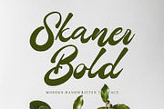 Skaner Bold, a Script Font by pineungtype (Thumbnail 1 of 6)