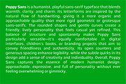 Poppy Playful Humanist Sans Serif, a Font by PeanutButter Type (Thumbnail 2 of 6)