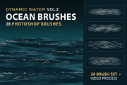 Dynamic Ocean Photoshop Brushes VOL2, a Brush Add-On by Mohamed Saber (Thumbnail 1 of 8)