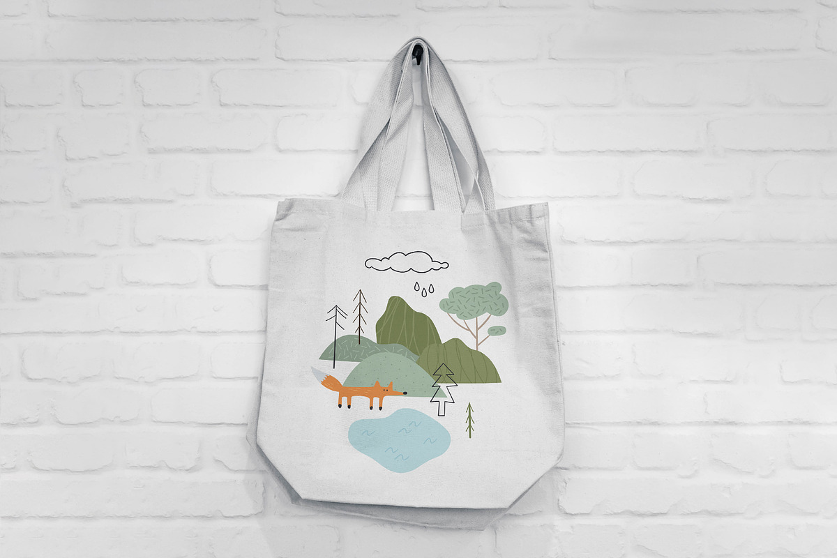 Great Outdoors Map Creator, an Animal Illustration by katieromanoff_art (Photo 9 of 13)