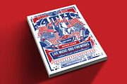 4th of July Celebration Flyer, a Flyer Template by Muhamad Iqbal hidayat (Thumbnail 2 of 4)
