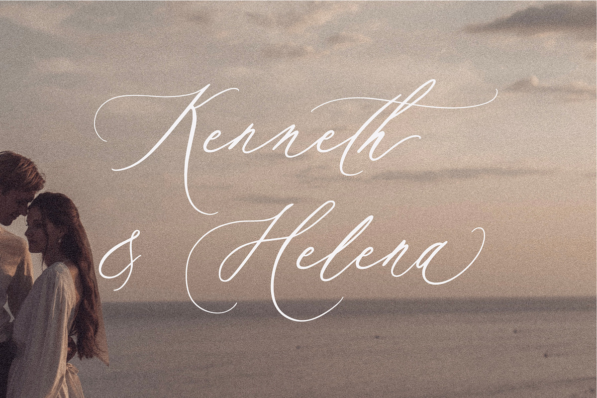 Autumn Melody // Wedding Calligraphy, a Script Font by PeachCreme (Photo 3 of 20)