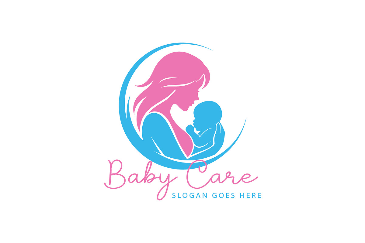 Baby Care Logo | Mother & Child, a Branding & Logo Template by Master Design