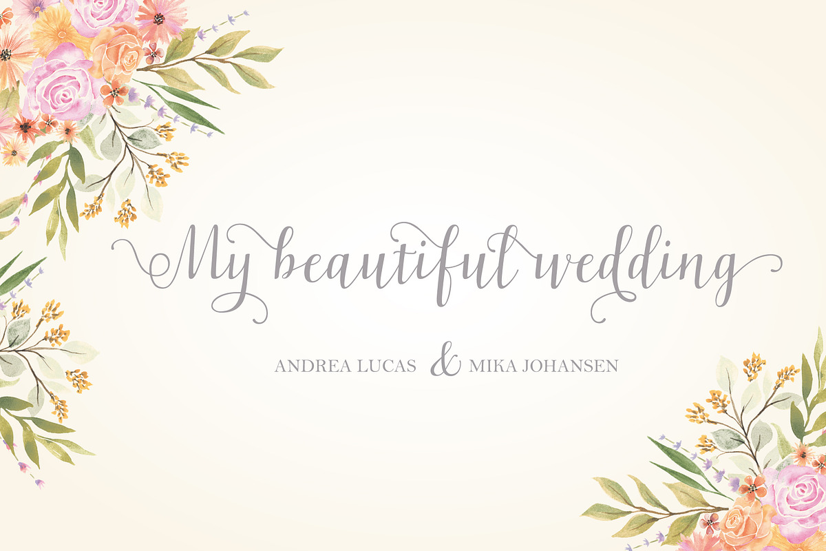 Celadon Modern Calligraphy Font preview 3