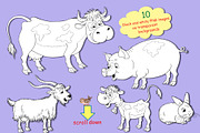 At The Farm - Part1, an Animal Illustration by Haso (Thumbnail 7 of 10)