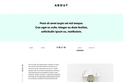 FOLIO | Adobe Muse Website Template, a Websites & App Template by Basic Creations (Thumbnail 2 of 6)