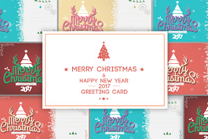 Greeting Card-Christmas And New Year