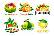 FRUIT & VEGETABLE BUNDEL LOGO BADGE, a Branding & Logo Template by grindstudio (Thumbnail 3 of 11)