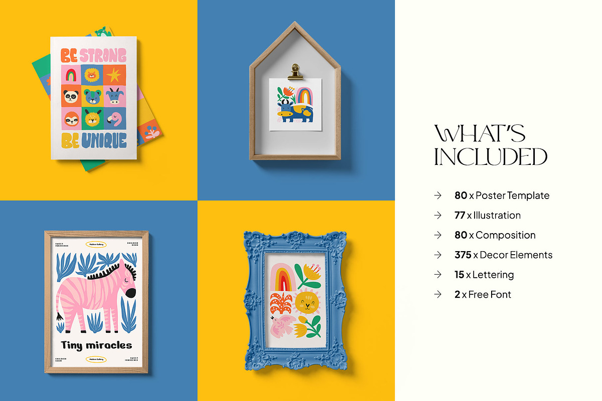 Childish Room | Wall Art Collection, an Object Graphic by Leleka.Store (Photo 3 of 20)