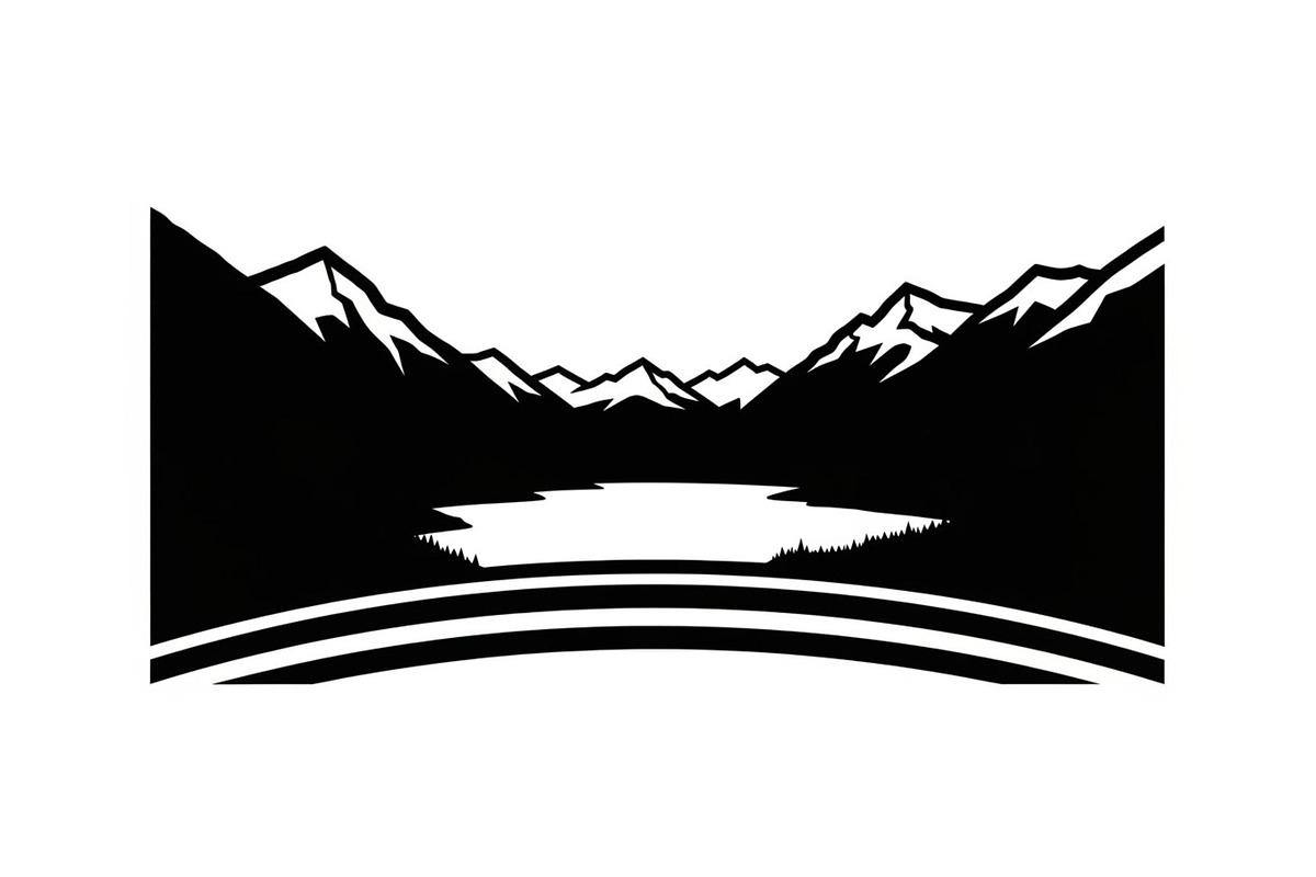 Serene Mountain Lake Vista, a Graphic by musafir_fashion (Photo 8 of 14)