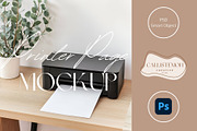 Scandi A4 Printer Mockup PR-SC-01, a Books & Magazine Mockup by Callistemon Creative (Thumbnail 1 of 8)