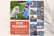 200 Dog Training Canva Templates, a Social Media Template by Viral Content Design (Thumbnail 6 of 7)