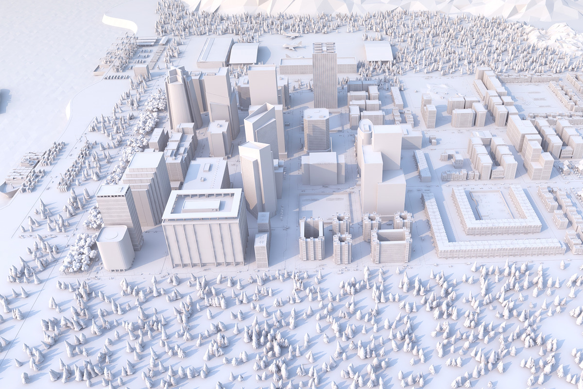 Metropolis City low poly Scene, an Architecture 3D Model by NOMODOL (Photo 34 of 39)