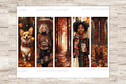 Fall Bookmark | Autumn Printable, a Seasonal Illustration by GlamArtZhanna (Thumbnail 3 of 3)