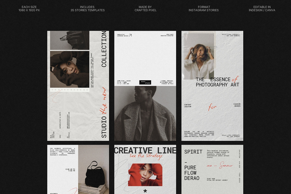 KYRO | Instagram Template (I), a Social Media Template by Crafted Pixel (Photo 1 of 10)