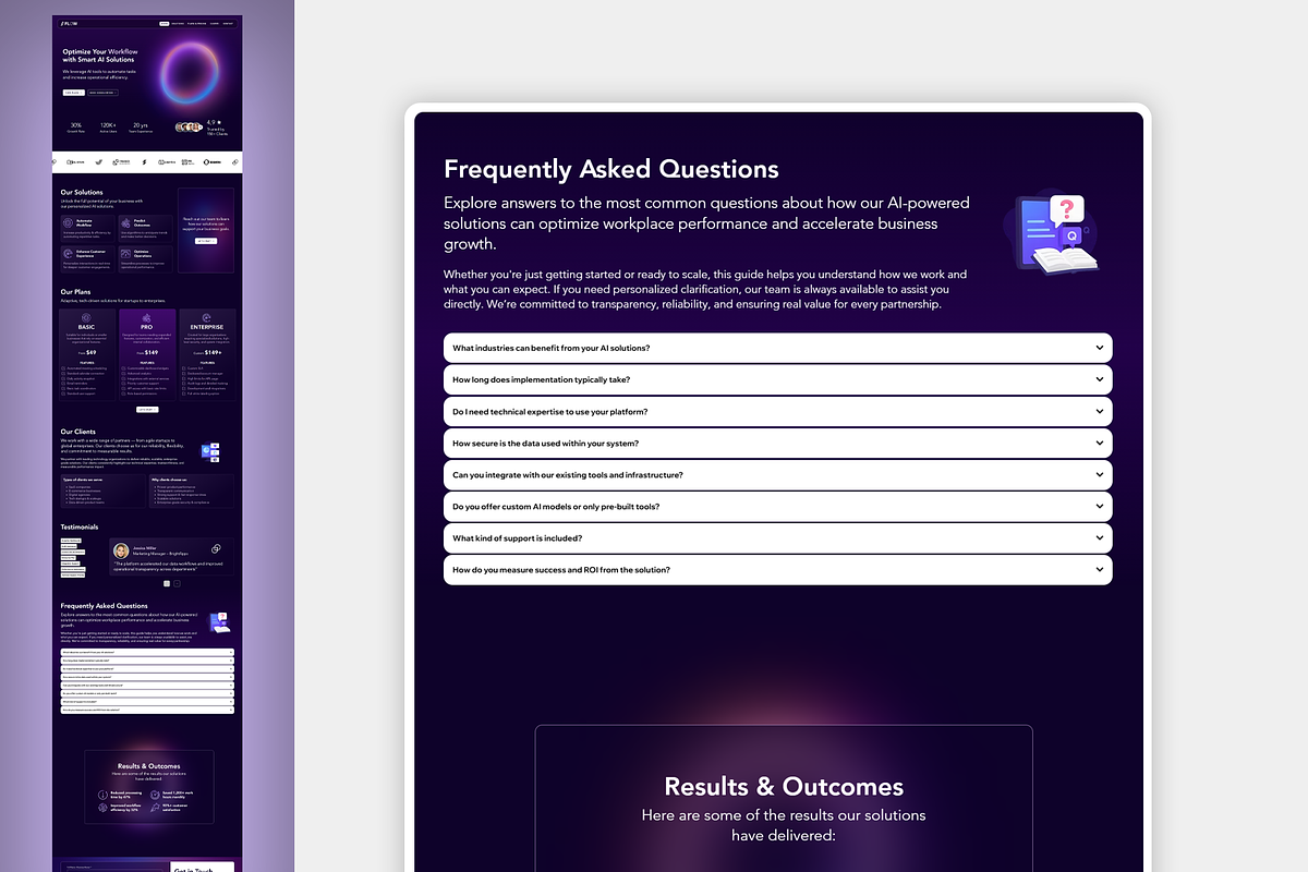 SAAS, Startup & Technology Website, a Wix Template by Kitteeh (Photo 5 of 20)