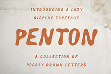Penton | Lazy Handmade Font