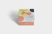 Square Gift Box Mockups, a Packaging Mockup by GfxFoundry (Thumbnail 3 of 7)