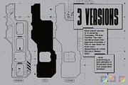 Sci-Fi Panels Vector Pack, an Object Graphic by MiksKS (Thumbnail 2 of 12)