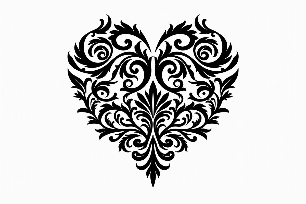 Ornamental Heart Bundle, an Illustration by balal (Photo 7 of 20)