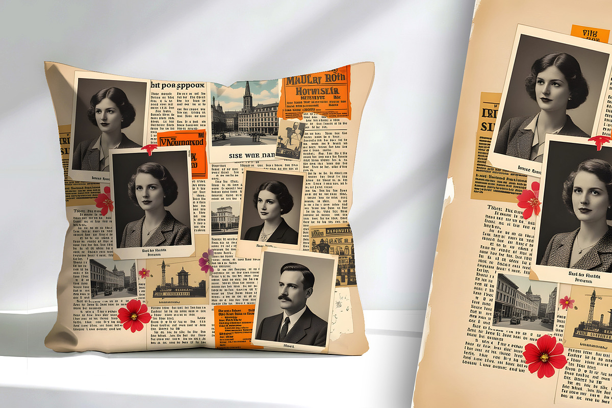 Scrapbook Collaged Photo Page, a Background Graphic by Sharon Schwalbe (Photo 4 of 5)