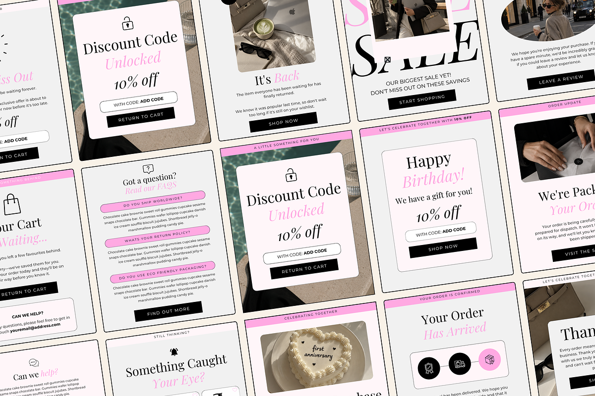Canva Email Automation Templates, an Email Template by The Pixel Palace (Photo 8 of 8)