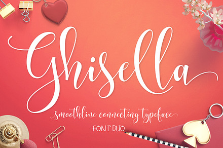 Ghisella, a Script Font by Byuly Ayika