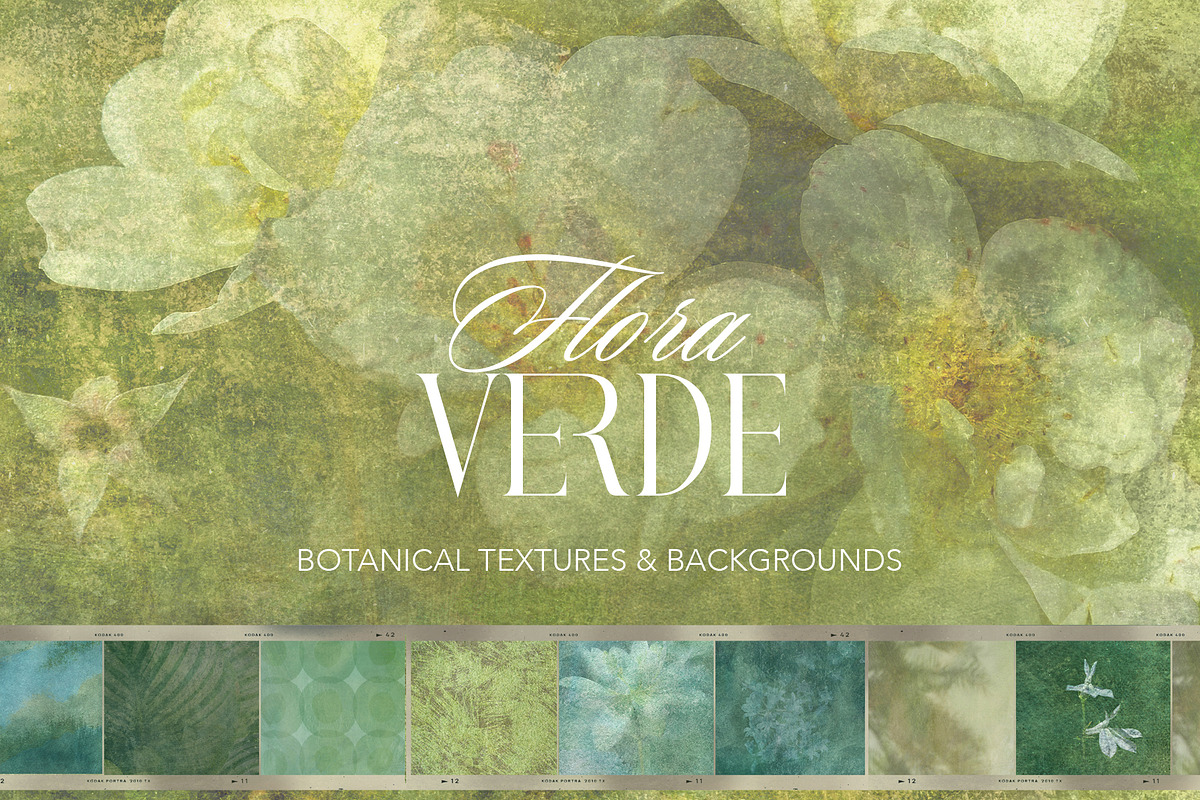 FloraVerde: Botanical Backgrounds, a Background Graphic by alonahaidash (Photo 1 of 12)