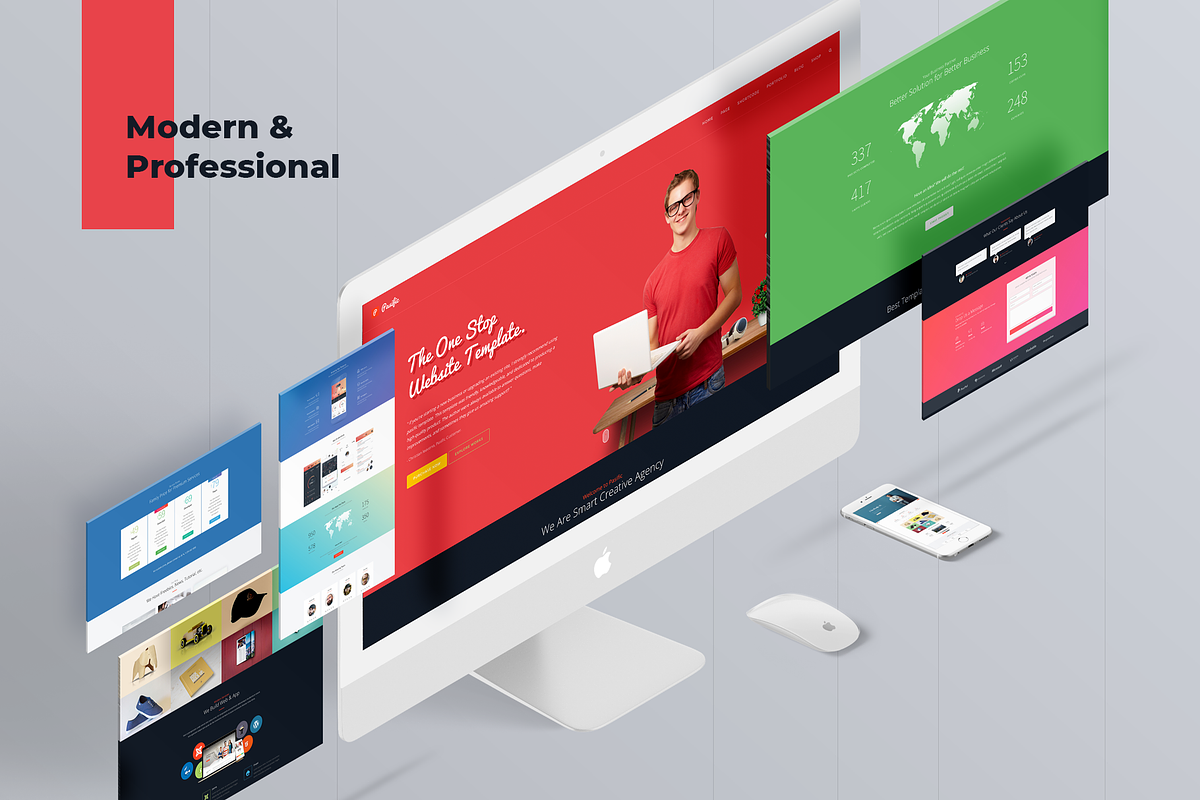 Pasific | Professional Multipurpose, a HTML Template by Boostock (Photo 2 of 6)