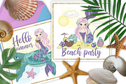 MERMAID VACATION, a Decorative Illustration by FARAWAYKINGDOM (Thumbnail 10 of 11)