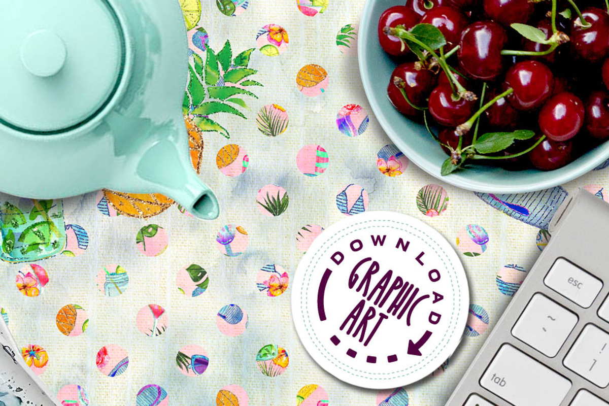 Summer Party Seamless pattern, a Pattern Graphic by Download Graphic Art (Photo 7 of 10)