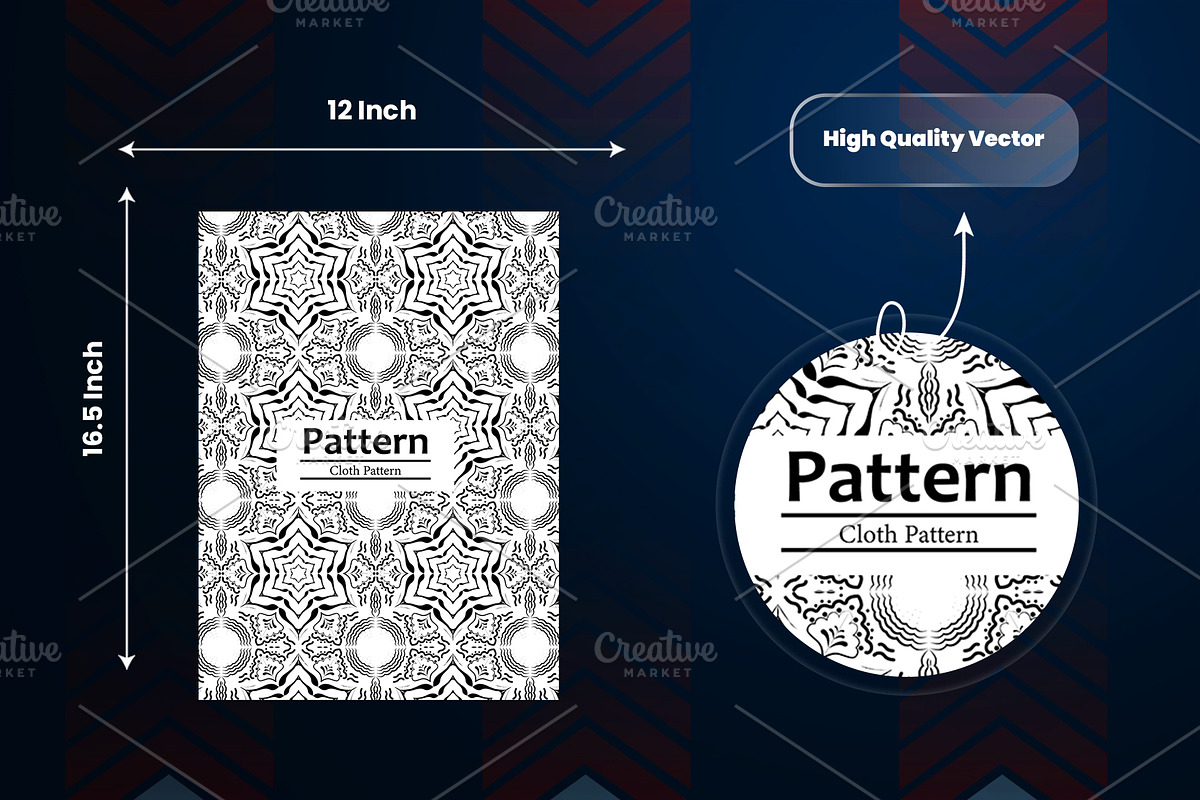 Colorful fabric pattern for print, a Decorative Illustration by samsulpassive (Photo 4 of 4)