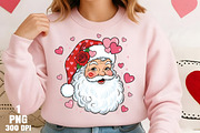 Retro Valentine Santa PNG, an Illustration by Daily.Designs (Thumbnail 5 of 5)