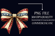 Coquette USA Bows Clipart, an Illustration by Libby Wishes (Thumbnail 5 of 7)