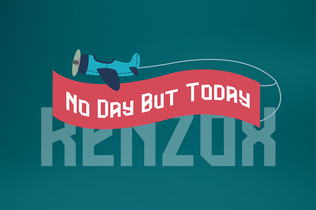 Kenzox, a Sans Serif Font by Canden Meutuah (Photo 3 of 9)